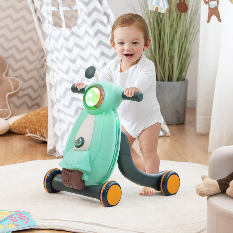 2-In-1 Baby Sit to Stand Learning Walker with Lights and Sounds