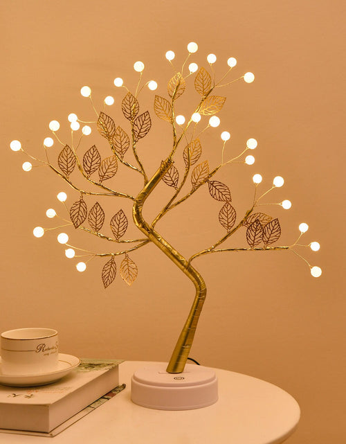 Load image into Gallery viewer, Tabletop Tree Lamp, Decorative LED Lights USB or AA Battery Powered for Bedroom Home Party
