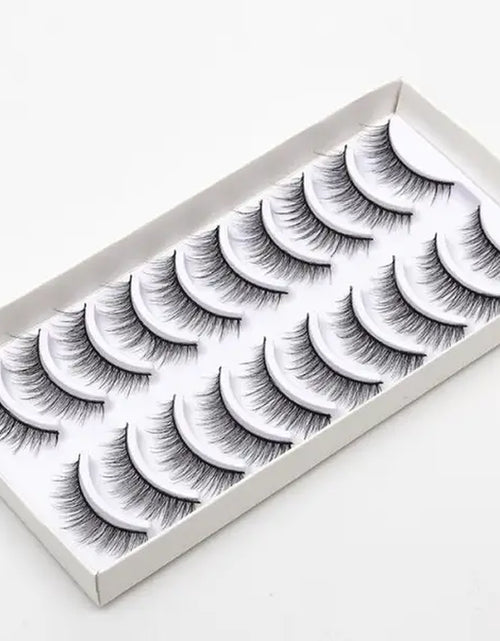 Load image into Gallery viewer, 2023 NEW 10 Pairs 100% Real Mink Eyelashes 3D Natural False Eyelashes 3D Mink Lashes Soft Eyelash Extension Makeup Kit Cilios
