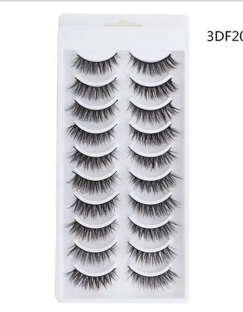 Load image into Gallery viewer, 2023 NEW 10 Pairs 100% Real Mink Eyelashes 3D Natural False Eyelashes 3D Mink Lashes Soft Eyelash Extension Makeup Kit Cilios
