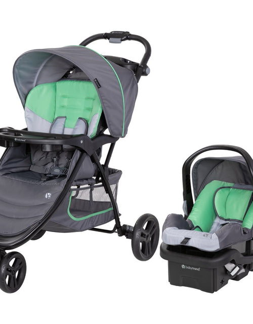 Load image into Gallery viewer, EZ Ride Travel System Stroller - Cozy Mint
