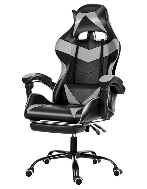 Load image into Gallery viewer, Leather Office Gaming Chair Home Internet Cafe Racing Chair WCG Gaming Ergonomic Computer Chair Swivel Lifting Lying Gamer Chair
