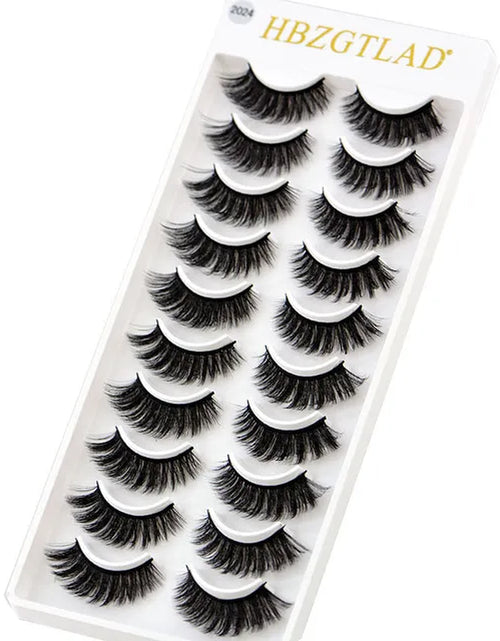 Load image into Gallery viewer, 2023 NEW 10 Pairs 100% Real Mink Eyelashes 3D Natural False Eyelashes 3D Mink Lashes Soft Eyelash Extension Makeup Kit Cilios
