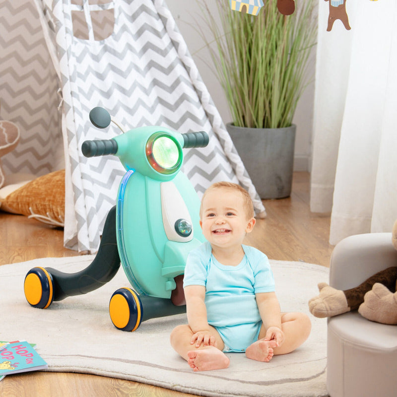 2-In-1 Baby Sit to Stand Learning Walker with Lights and Sounds