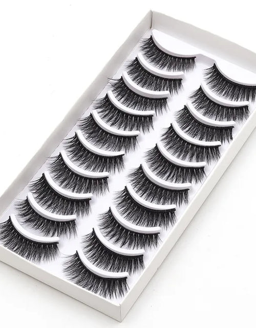 Load image into Gallery viewer, 2023 NEW 10 Pairs 100% Real Mink Eyelashes 3D Natural False Eyelashes 3D Mink Lashes Soft Eyelash Extension Makeup Kit Cilios
