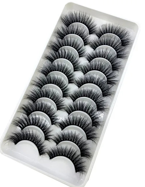 Load image into Gallery viewer, 2023 NEW 10 Pairs 100% Real Mink Eyelashes 3D Natural False Eyelashes 3D Mink Lashes Soft Eyelash Extension Makeup Kit Cilios
