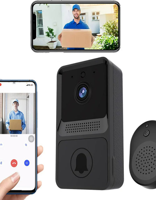 Load image into Gallery viewer, Smart Wireless Video Doorbell Camera 2 Way Audio Cloud Storage 480P Wifi Remote Video Doorbell
