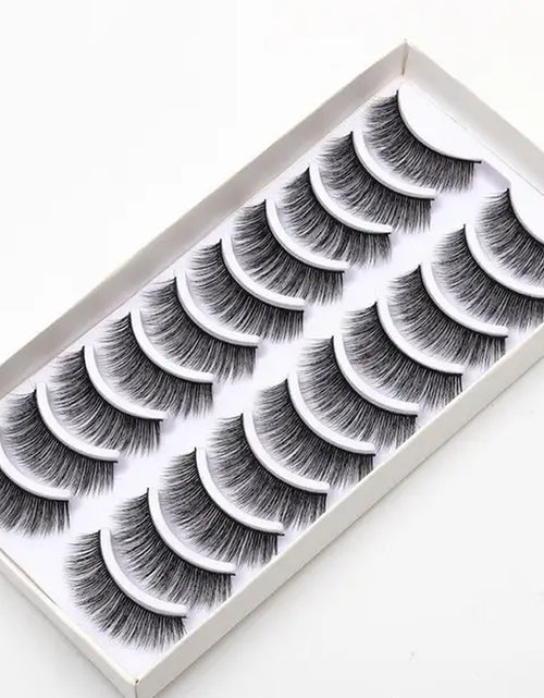 Load image into Gallery viewer, 2023 NEW 10 Pairs 100% Real Mink Eyelashes 3D Natural False Eyelashes 3D Mink Lashes Soft Eyelash Extension Makeup Kit Cilios
