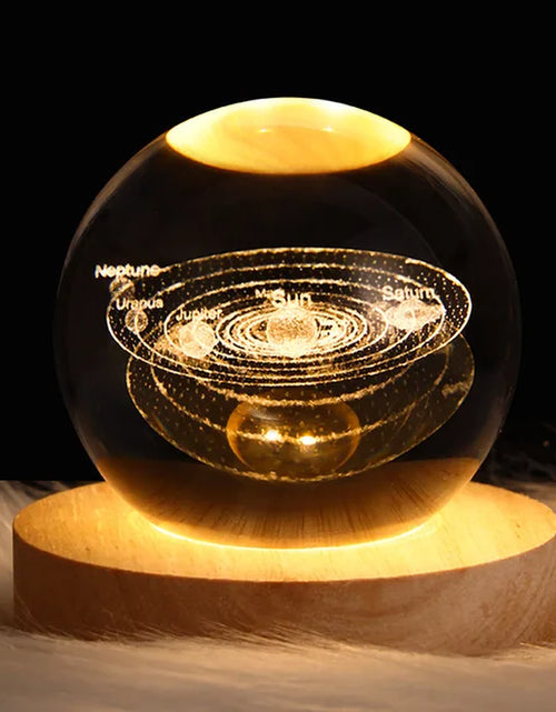 Load image into Gallery viewer, Luminous Ball Night Light Nebula Saturn Ferris Wheel Moon Crystal Projection Atmosphere Light for Christmas Birthday Kid Gift
