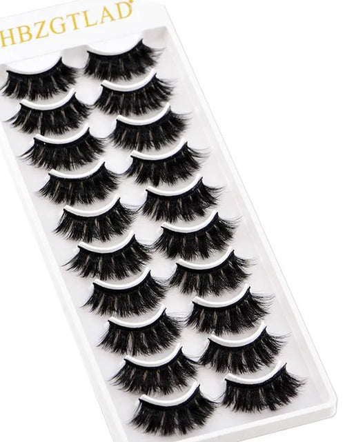 Load image into Gallery viewer, 2023 NEW 10 Pairs 100% Real Mink Eyelashes 3D Natural False Eyelashes 3D Mink Lashes Soft Eyelash Extension Makeup Kit Cilios
