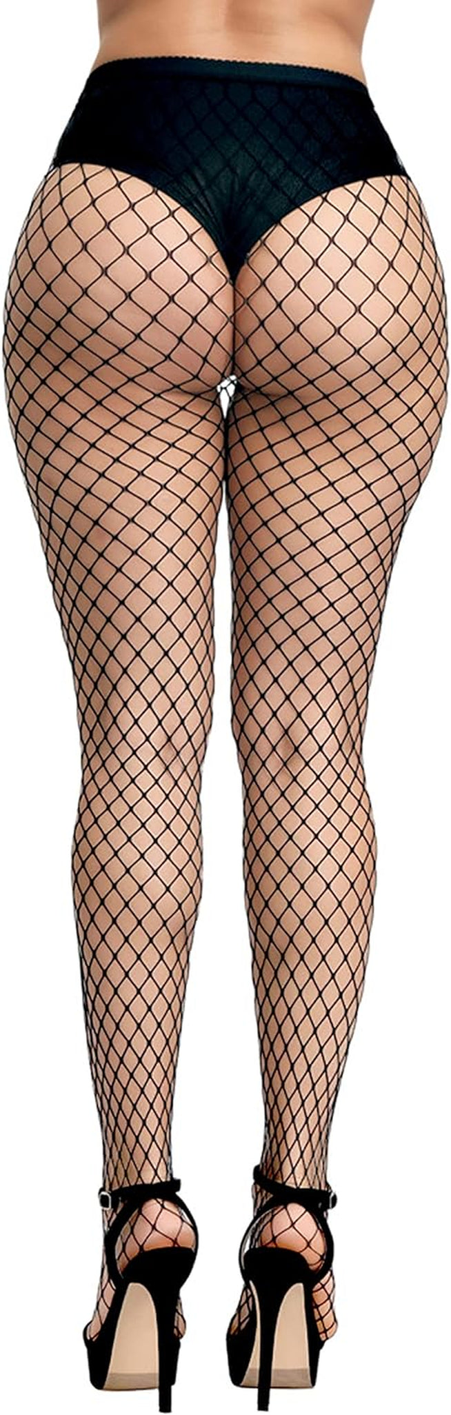 Women'S Fishnet Tights High Waist Fishnet Tights Black Fishnet Stockings Mesh Fishnet