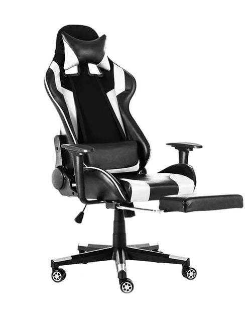 Load image into Gallery viewer, Leather Office Gaming Chair Home Internet Cafe Racing Chair WCG Gaming Ergonomic Computer Chair Swivel Lifting Lying Gamer Chair
